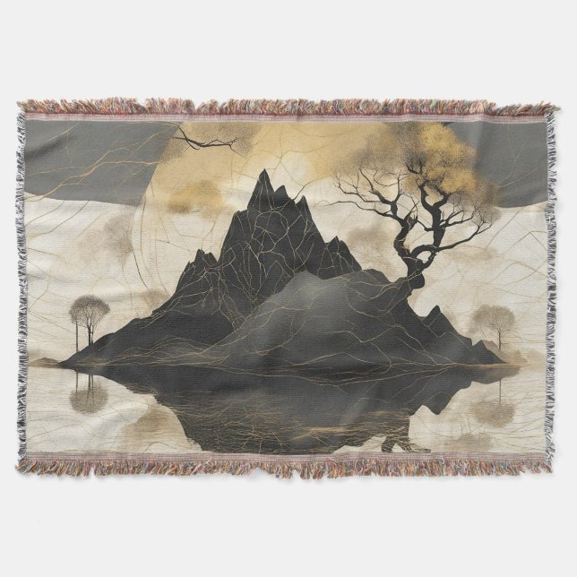 Couverture Misty Mountain Black & Gold (Devant)
