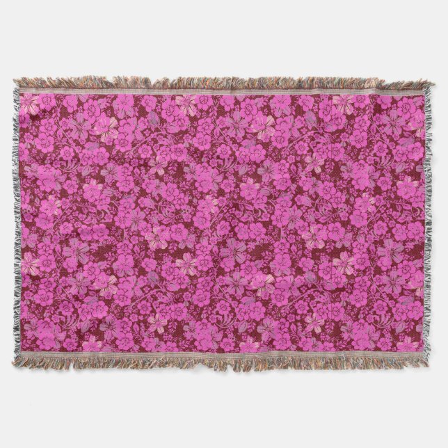 Couverture Modèle floral 15.Pink DRed BG (Devant)