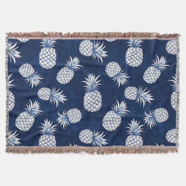 Couverture Modern Tropical Pineapple Watercolor (Devant)