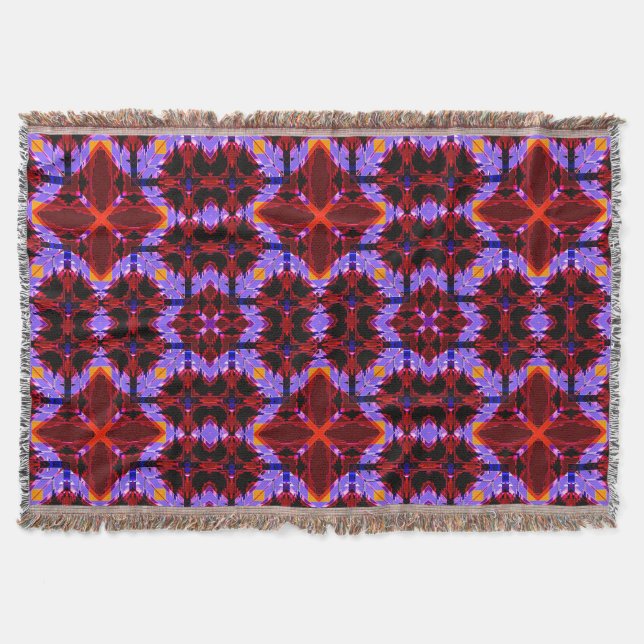 Couverture Moderne Native Américaine 1 Thon Blanket (Devant)