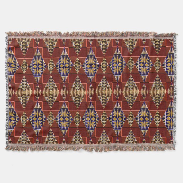 Couverture Moderne Native American 16 Throw Blanket (Devant)