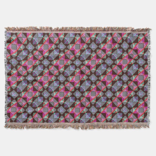 Couverture Moderne Native American 17 Throw Blanket (Devant)