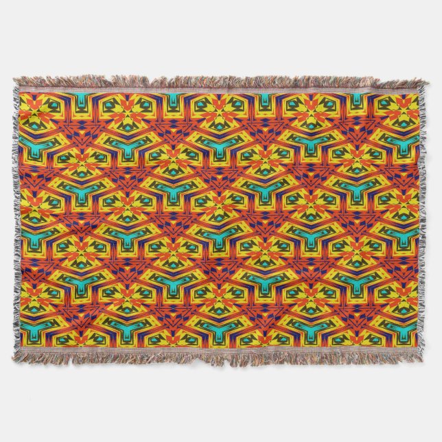 Couverture Moderne Native American 28 Throw Blanket (Devant)