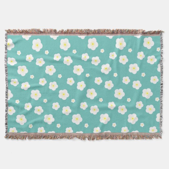 Couverture Moderne Simple Spring Fleurs margueuses dégradé (Devant)