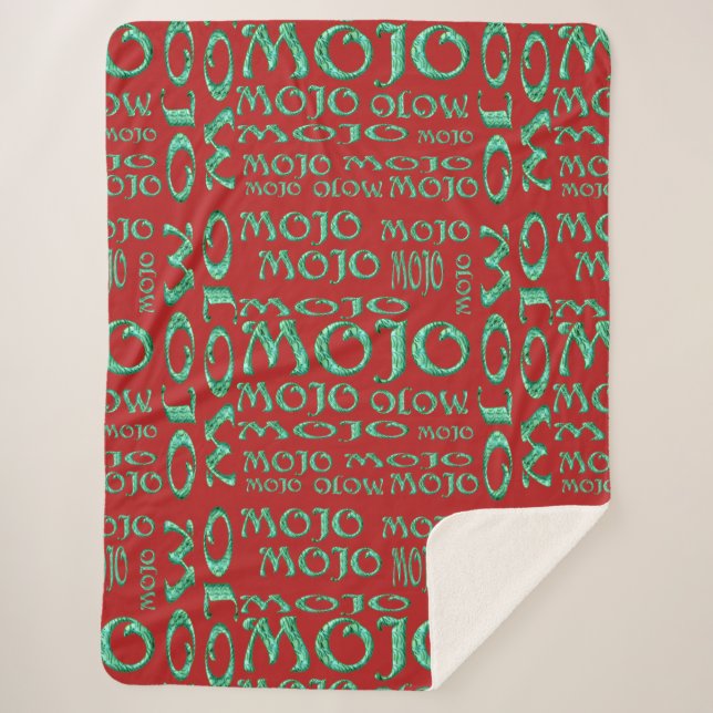 couverture Mojo rouge sherpa (Devant)