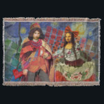Couverture Mona Lisa Romantic Funny Art coloré<br><div class="desc">Cette merveilleuse invitation prend des éléments de la Mona Lisa et de Van Gogh's Starry nuit pour faire un thème mariage exceptionnellement unique et fantasque stationnaire pour une invitation, merci, numéro de table, et plus encore! Mona Lisa - Cette image présente la Mona Lisa avec son homme, dansant dans la...</div>