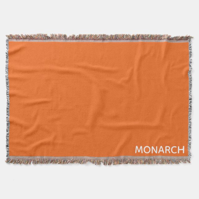 Couverture Monarch butterfly orange color name (Devant)