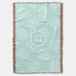 Couverture Monogramme Bonheur des Plantes Pastel Succulen