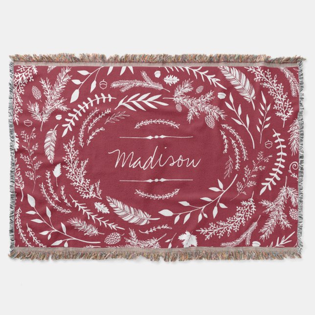 Couverture Monogramme d'hiver rustique (Devant)