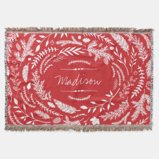 Couverture Monogramme d'hiver rustique