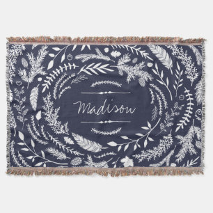 Couverture Monogramme d'hiver rustique