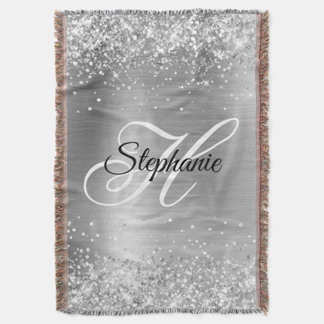 Couverture Monogramme fantaisie en argent (devant Vertical)