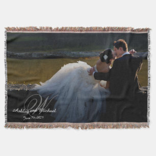 Couverture MONogramme PERSONNALISÉ NEWLYWED KEEPSAKE