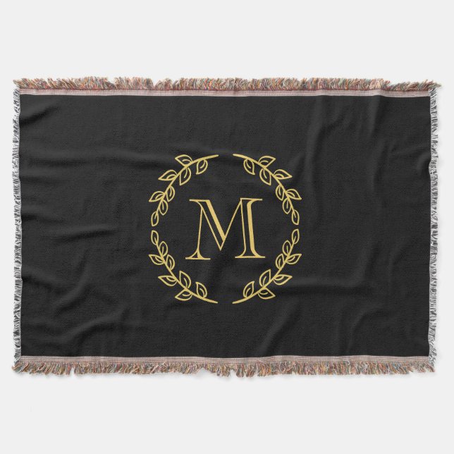 Couverture Monogramme vintage (Devant)