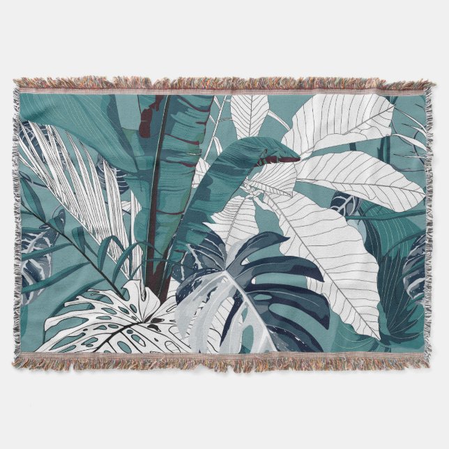 Couverture Monstera de bananes tropicales : Branché sans fil. (Devant)
