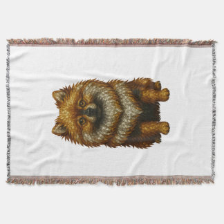 Couverture Mosaïque de pierres précieuses Pomeranian