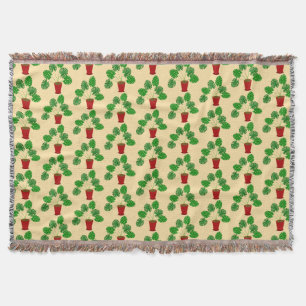 Couverture Mothers Day Monstera Plante Patterned