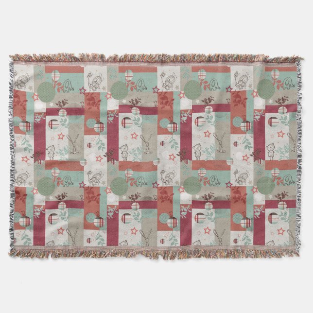 Couverture Motif 2 d'édredon de bébé (Devant)