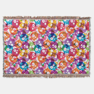 Couverture Motif 3 de crânes