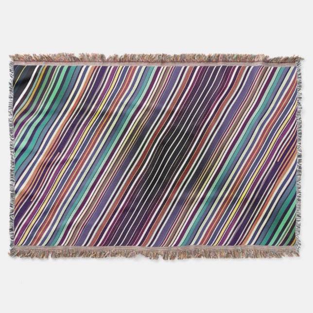 Couverture Motif à rayures verticales inspiré de l'Art Déco (Devant)
