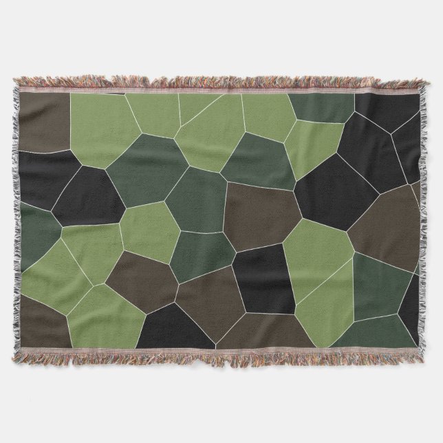 Couverture Motif Abstrait couleur Camo (Devant)