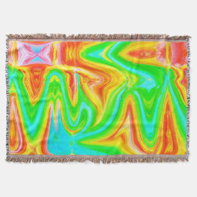 Couverture Motif Abstrait de couleur vive (Devant)
