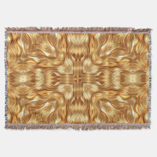 Couverture Motif abstrait doré charmant (Devant)