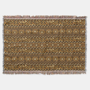 Couverture Motif africain 2 de peau de guépard