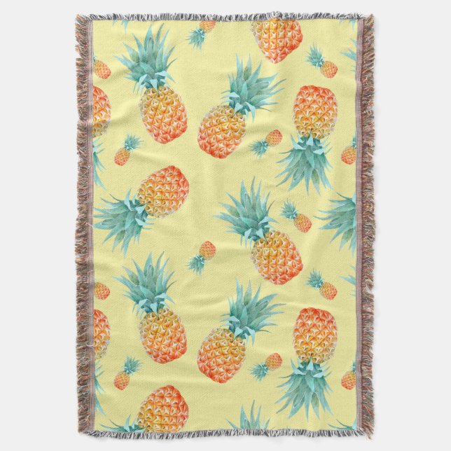Couverture Motif ananas (devant Vertical)