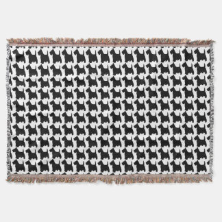 Couverture Motif animal de chien de Terrier d'écossais