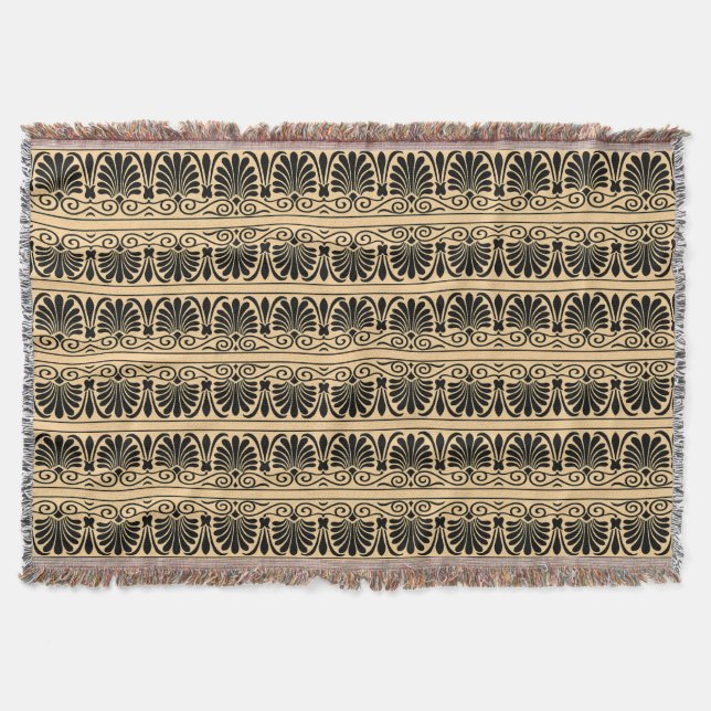 Couverture Motif arabe méditerranéen grec marron (Devant)
