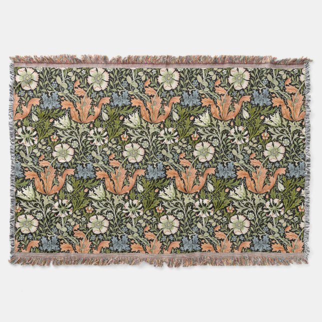Couverture Motif Art Nouveau floral de William Morris Compton (Devant)