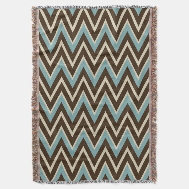 Couverture Motif au chocolat Aqua Lance Blanket (devant Vertical)