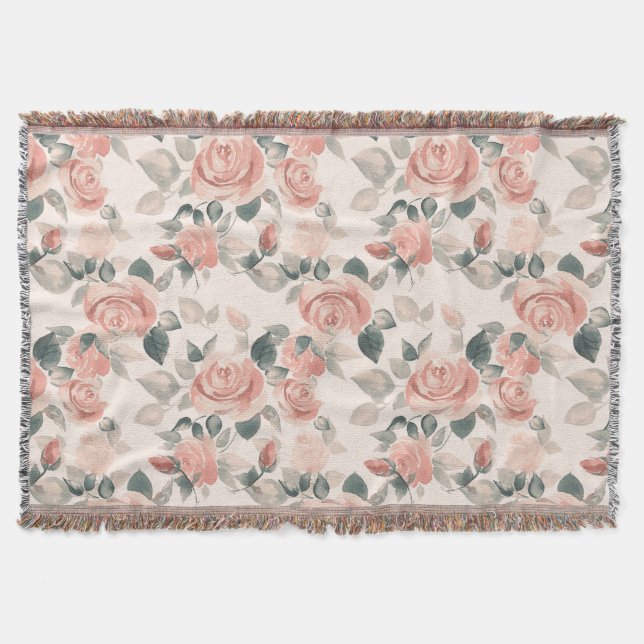 Couverture Motif avec de beaux roses /21 (Devant)