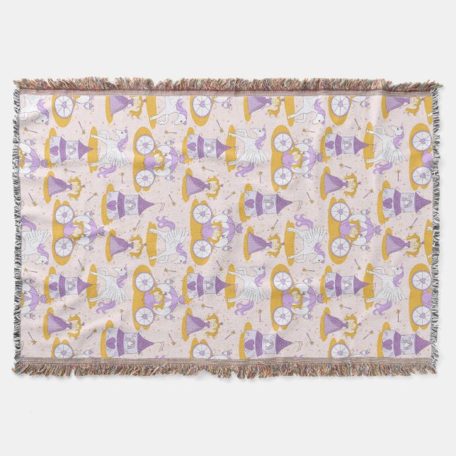 Couverture motif avec une princesse (Devant)