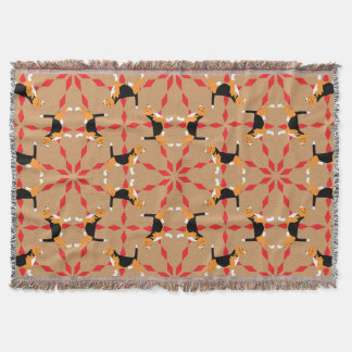 Couverture motif beagle