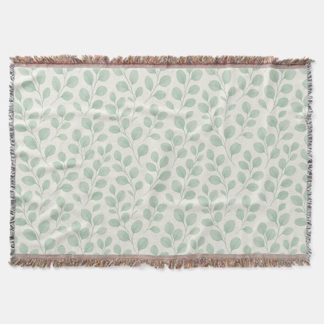 Couverture Motif botanique d'eucalyptus (Devant)