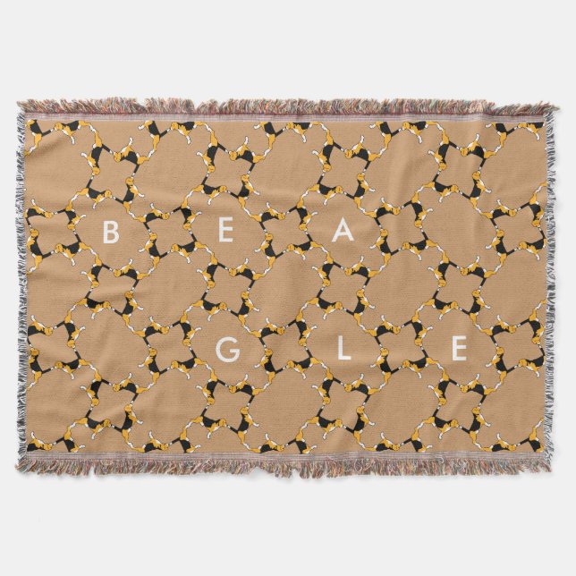 Couverture Motif Bouledogue français (Devant)