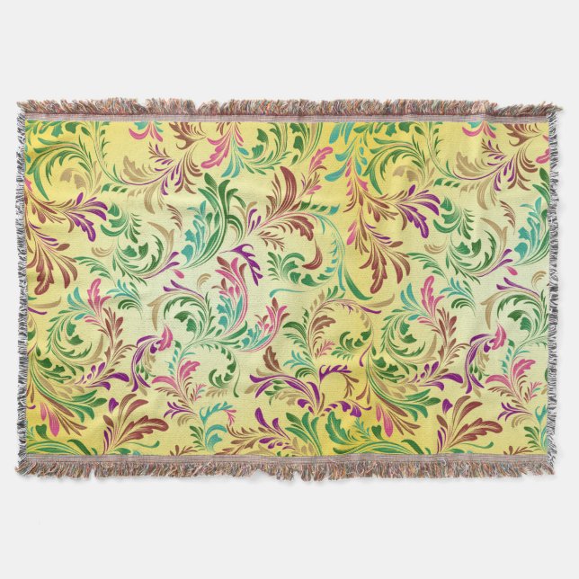 Couverture Motif Branches Design-78466 (Devant)