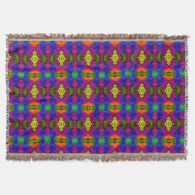 Couverture Motif brillant d'art Abstrait (Devant)