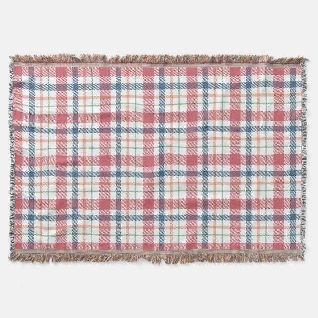 Couverture Motif carreaux classique (Devant)