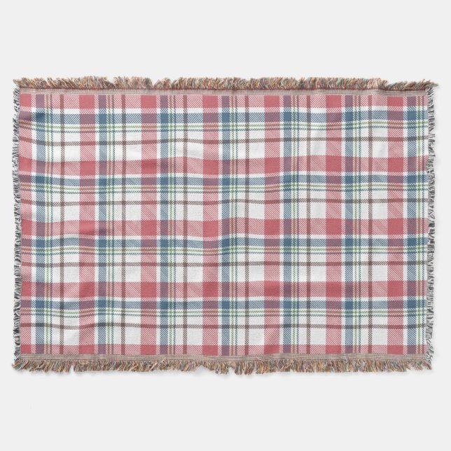 Couverture Motif carreaux classique (Devant)