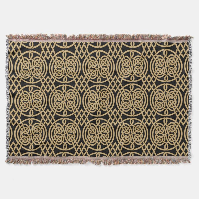 Couverture Motif Celtic Knot "Durrow" (Devant)