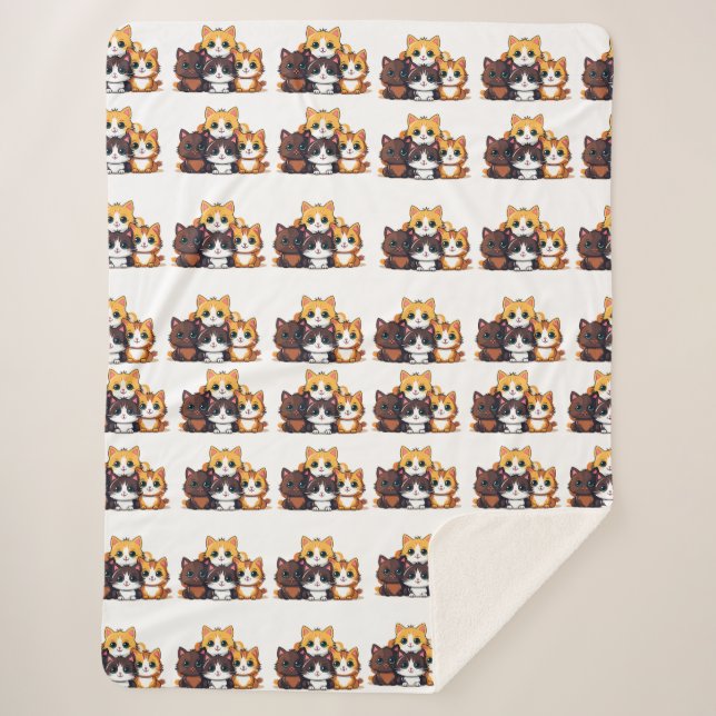Couverture Motif chien mignonne (Devant)
