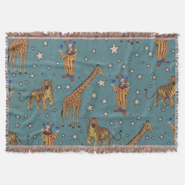 Couverture Motif cirque vintage (Devant)