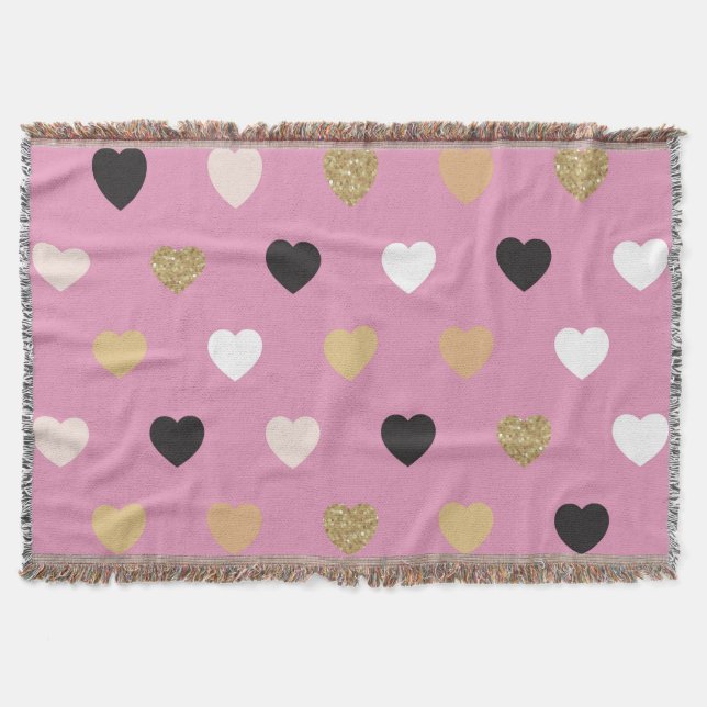 Couverture Motif Cœurs 32 (Devant)