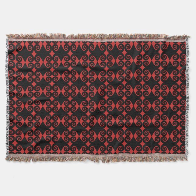 Couverture Motif Curly Diamond (Devant)