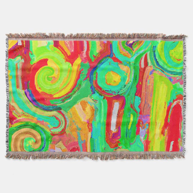 Couverture Motif d'abstraction coloré (Devant)