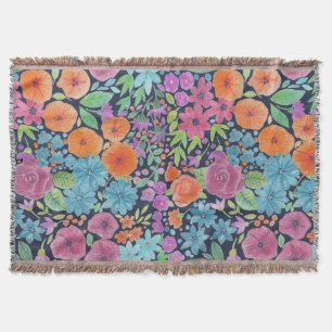 Couverture Motif d'aquarelle florale