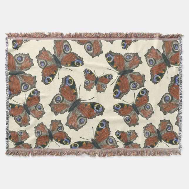 Couverture Motif d'aquarelle papillons (Devant)